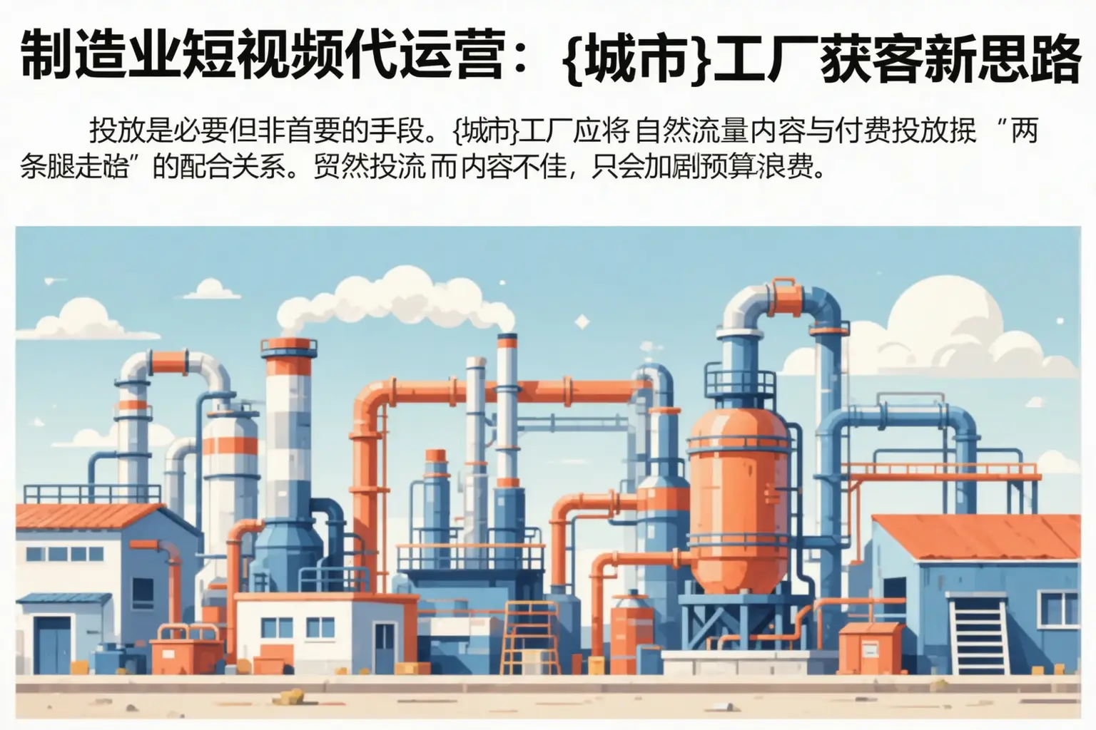 制造业短视频代运营:信宜工厂获客新思路