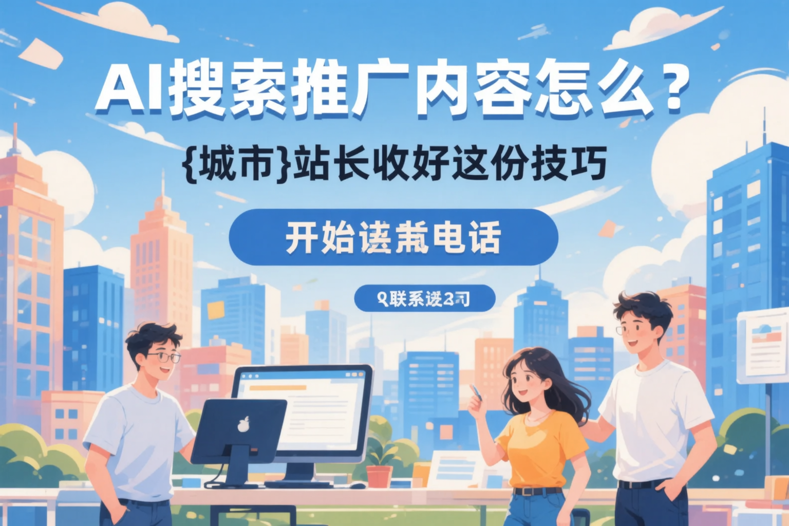 AI搜索推广内容怎么写？信宜站长收好这份技巧