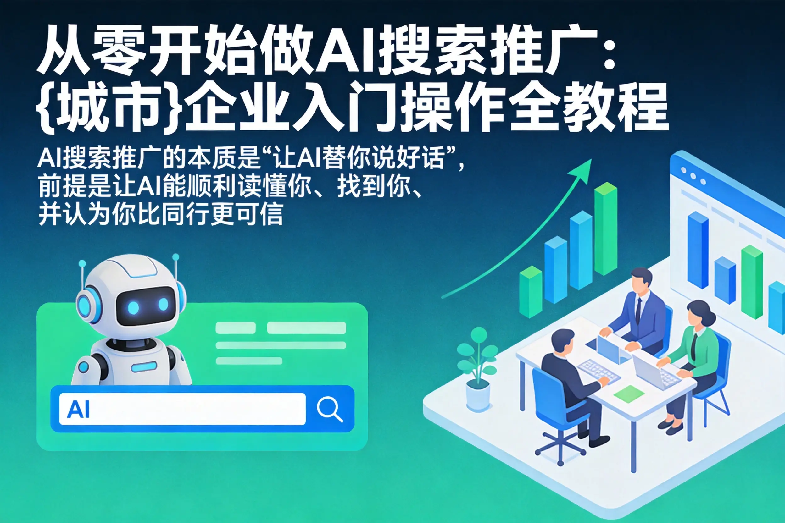 从零开始做AI搜索推广:信宜企业入门操作全教程