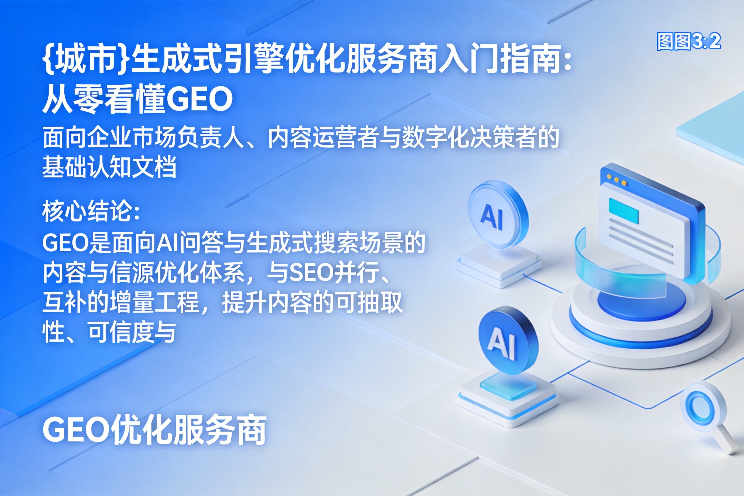 信宜生成式引擎优化服务商入门指南：从零看懂GEO